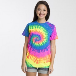 Plain shirt Rainbow Tie-Dye 175 GSM